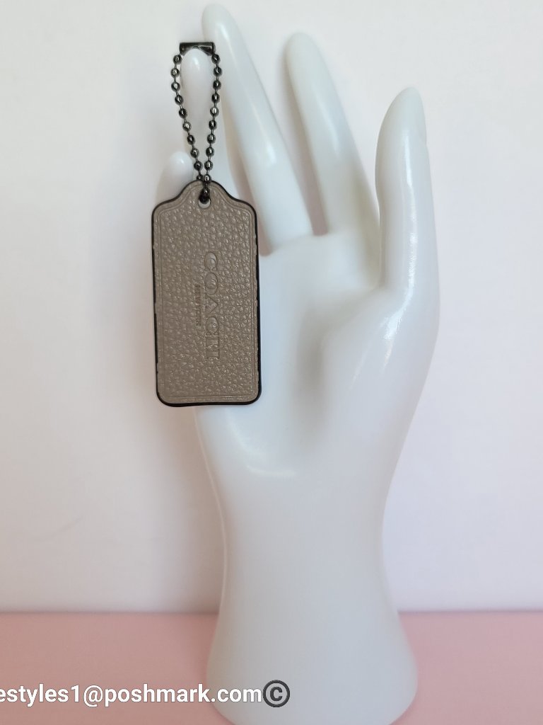 Coach Hangtags  Charms Replacement For Bags Backpacks SlingBags Stone Col